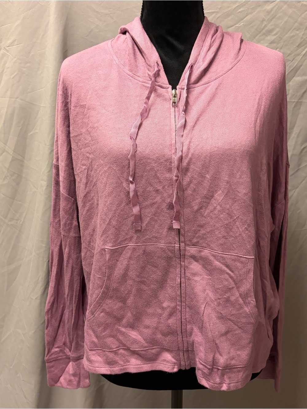 PINK Victoria's Secret Dusty Pink Zip Hoodie